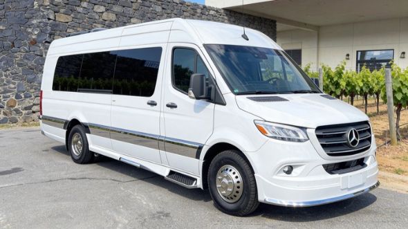 broken arrow wine tour sprinter van rental