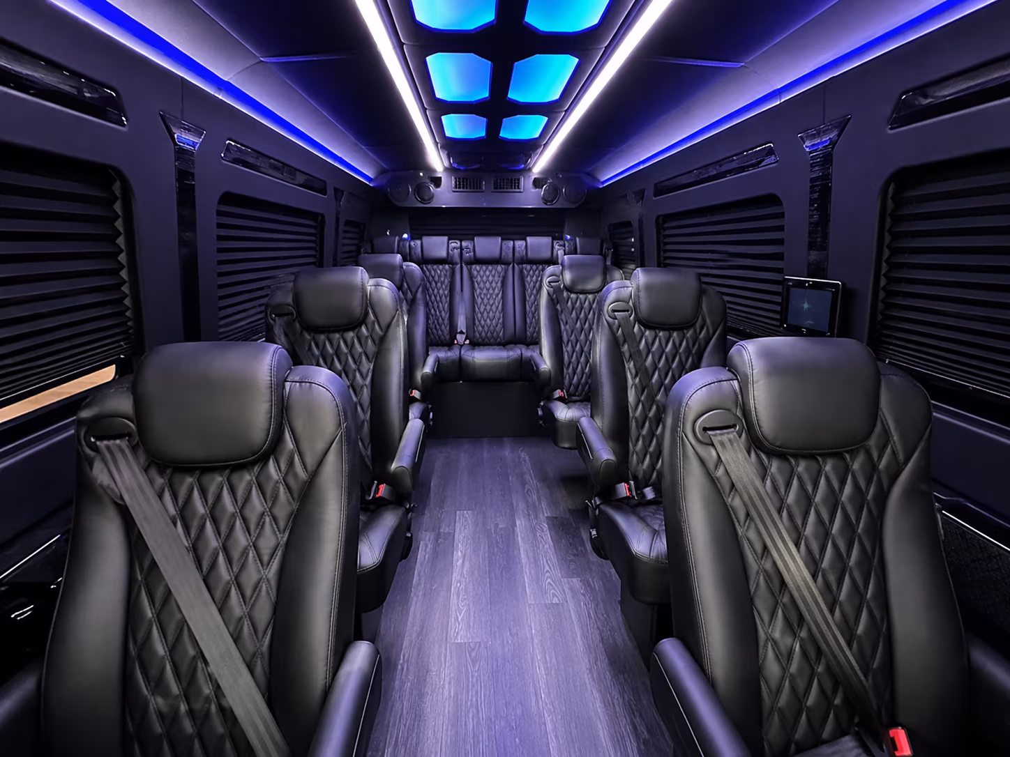 sprinter van rentals for parent coordinated broken arrow prom groups with set pickup and return times