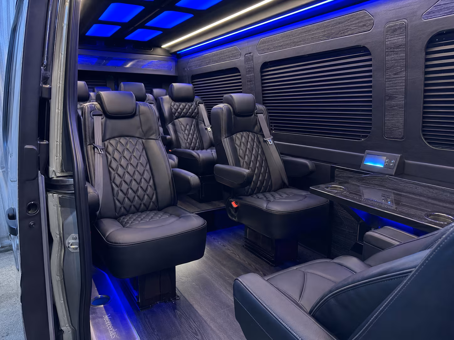 sprinter van transportation for groups and events across broken arrow